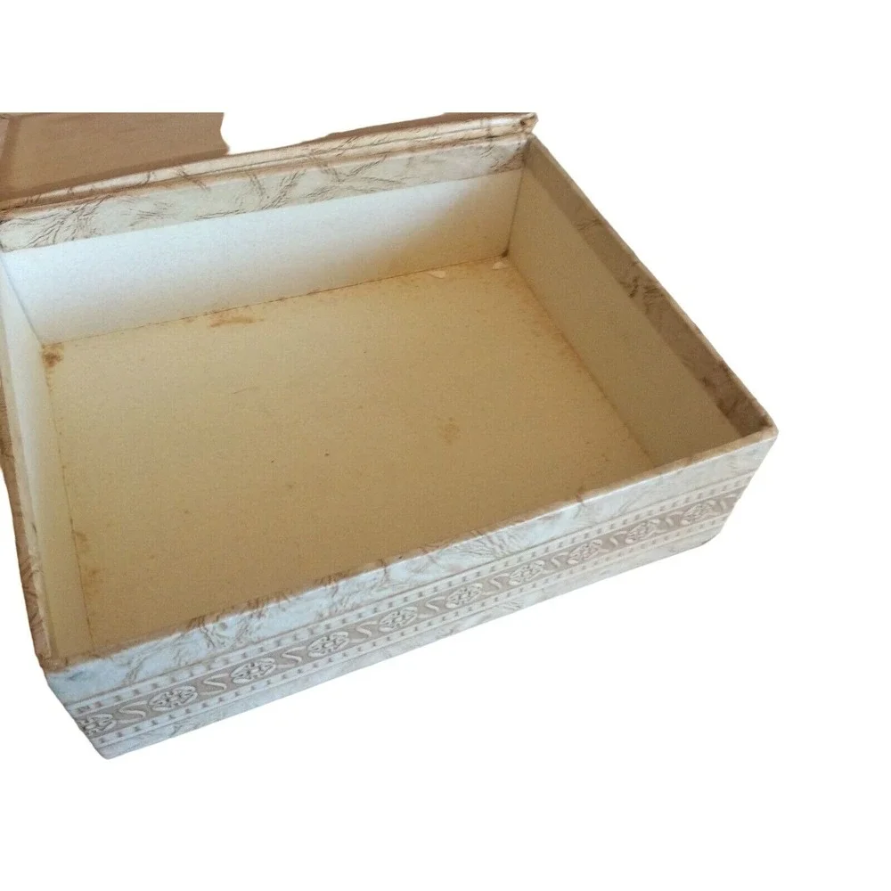 Vintage Trinket Box Durand Chicago USA Mexican Scene